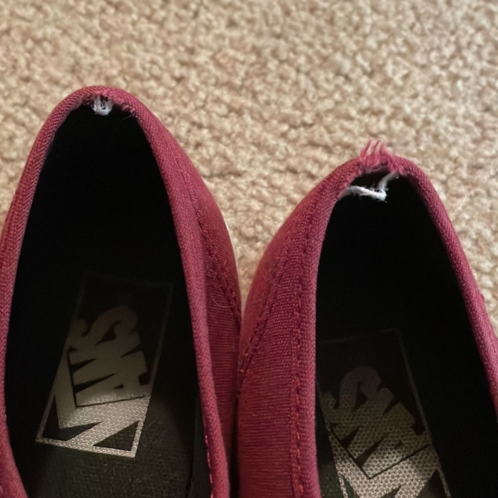 Vans Era maroon shoes 6.5 - Picture 6 of 6